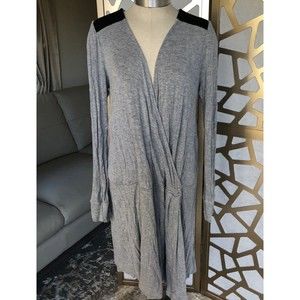 BCBG  Generation casual heather grey  M Sweatshirt Tunic Dress